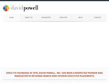 Tablet Screenshot of davidpowell.com